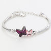 2020 Fashion jewelry New Fashion Crystal from Austrian Crystal butterfly bracelet female sweet temperament Fit Women