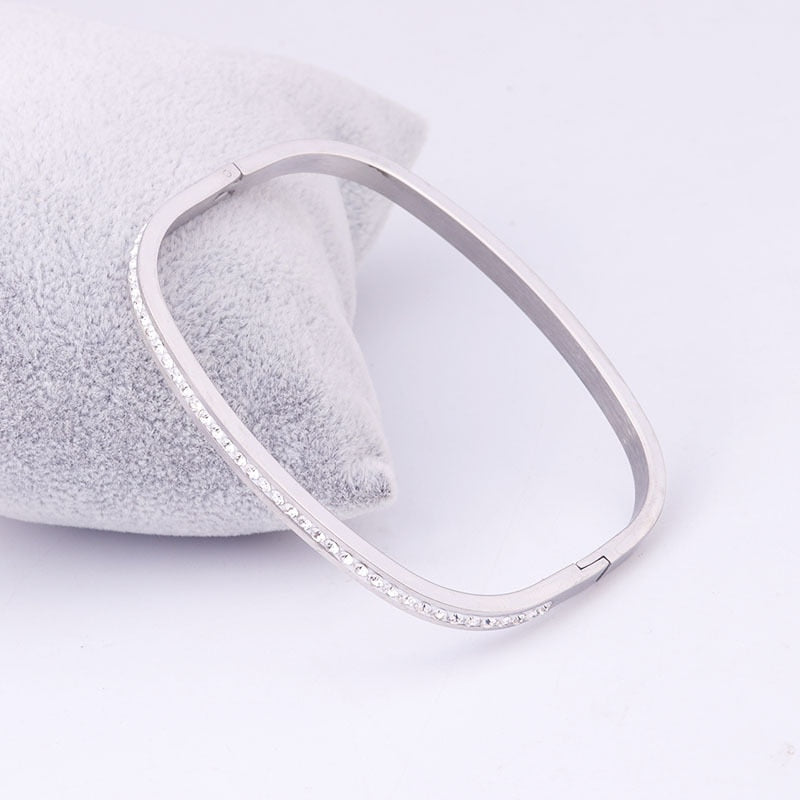 2020 Fashion wedding jewelry New Fashion Titanium steel bracelet female Crystal from Austrian Bracelet as Women gifts