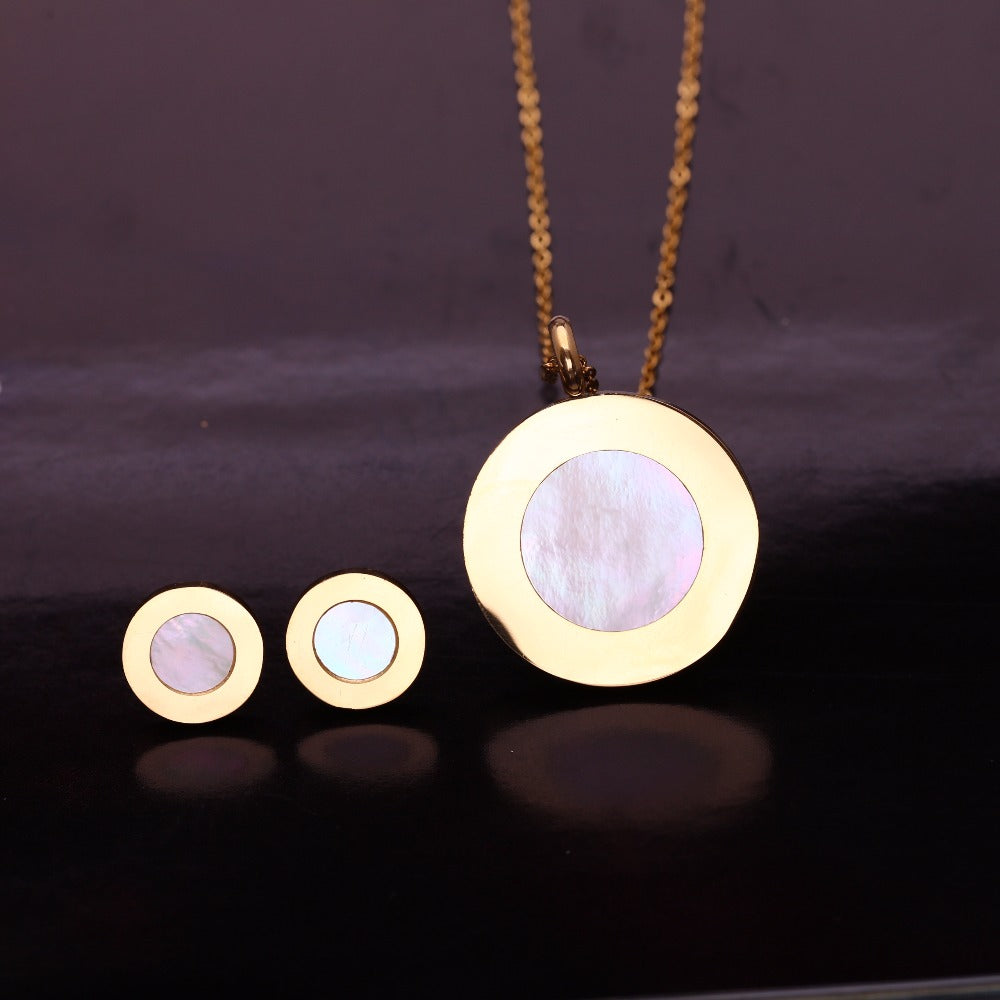 2020   Wholesale Gold Plating jewelry set, fashion jewelry set Three-Piece jewelry Set