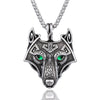2021 Game Jewelry 3 Wild Wolf Head Necklace Men Collier Medallion Wizard Wolf Wild Hunt 3 Wizard Figure Game Graduation Gifts