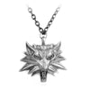 2021 Game Jewelry 3 Wild Wolf Head Necklace Men Collier Medallion Wizard Wolf Wild Hunt 3 Wizard Figure Game Graduation Gifts