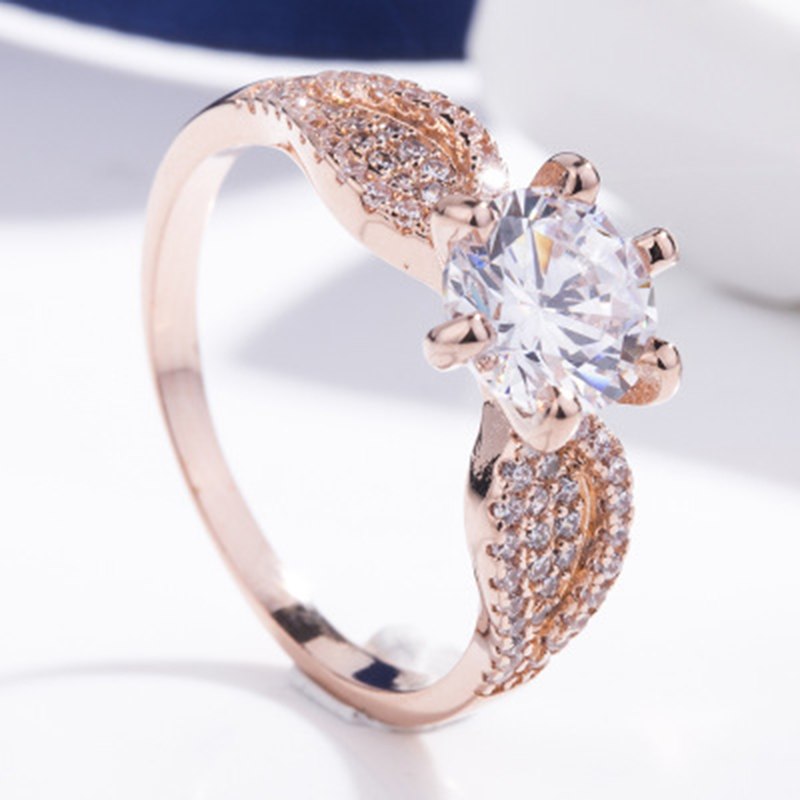 2020 High Quality Color Silver Jewelry Classic Engagement Ring AAA CZ Women Wedding Ring Jewelry