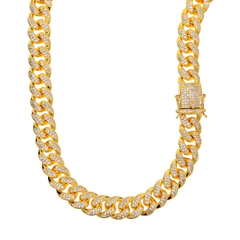 2020 Hop thick Long Gold Chain For Men Gold Color rope chain Necklace Mens rock Jewelry Male Chain Necklaces dragon clasp