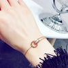 2020 Hot Fashion Personality Forest Accessories Crystal from Austrian Simple titanium steel Roman numeral bracelet