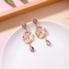 2020 Hot Fashion jewelry Earrings Female Crystal from Swarovski Cartoon cute earrings fashion Fit girls