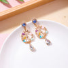 2020 Hot Fashion jewelry Earrings Female Crystal from Swarovski Cartoon cute earrings fashion Fit girls