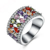 2020 Hot Fashion jewelry European colorful RING RING Crystal from Swarovski Simple Temperament Woman gifts