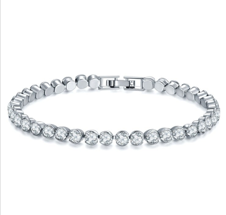 2020 Hot Luxury 8-color round bracelet female cross-border bracelet bracelet Crystal from Swarovski Fit DW for Women Party