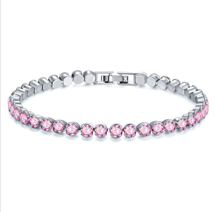 2020 Hot Luxury 8-color round bracelet female cross-border bracelet bracelet Crystal from Swarovski Fit DW for Women Party