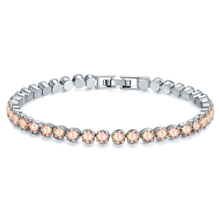 2020 Hot Luxury 8-color round bracelet female cross-border bracelet bracelet Crystal from Swarovski Fit DW for Women Party