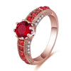 2020 Hot Sale 3.6ct Blood Red Ruby Engagement Wedding Ring Pure Solid Color Silver Square Cut Fine Jewelry with box