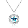 2020 Hot Sale Best Quality 100% 925 silver Star Crystal Necklace Crystal from Austrian Pendant Necklaces Women Fine jewelry