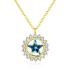 2020 Hot Sale Best Quality 100% 925 silver Star Crystal Necklace Crystal from Austrian Pendant Necklaces Women Fine jewelry