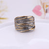 2020 Hot Sale New Pave Setting Konerupine Plant Sale Authentic 925 Sterling Roses Hollow Finger Crystal Jewelry Fine Ring