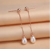 2020 Hot Sale Rushed Brinco Natural Pearl Earrings 925 Sterling Long For Women & Sterling-silver-jewelry