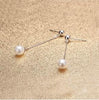 2020 Hot Sale Rushed Brinco Natural Pearl Earrings 925 Sterling Long For Women & Sterling-silver-jewelry