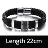2020 Hot Selling Handmade Genuine Leather Weaved Double Layer Man Bracelets Casua Bicycle Motorcycle Delicate Co Men Jewelry