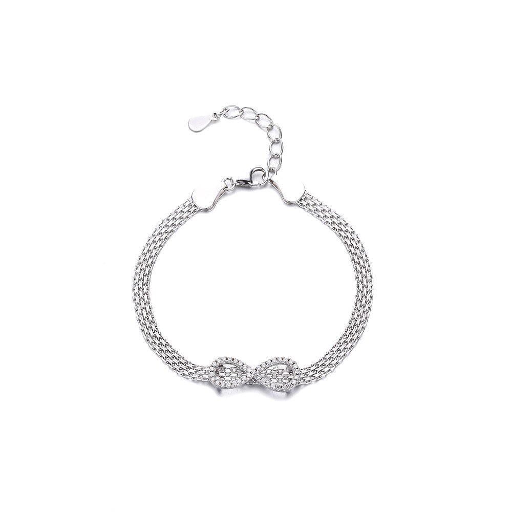 2020 Infinite Symb Bohemia Charm Bracelets For Women Real 925 Sterling Sliver Chain Bracelet Femme Fine Jewelry BEST Gift