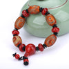 2020 Jade Natural Agate 9 Eyes Pattern Tibetan Dzi Beads Elastic Bracelet For Men Women Old Agate Chakra Agate Bracelet Tag Bead