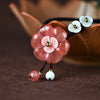 2021 Latest summer Vintage pink Chokers necklaces,shell flower Ethnic necklace,natural watermelon crystal stone nacklace