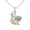 2020 Limited Hot Sale Women Jewelry New rhodium Plated Crystal Necklace Crystals from Austria #102756