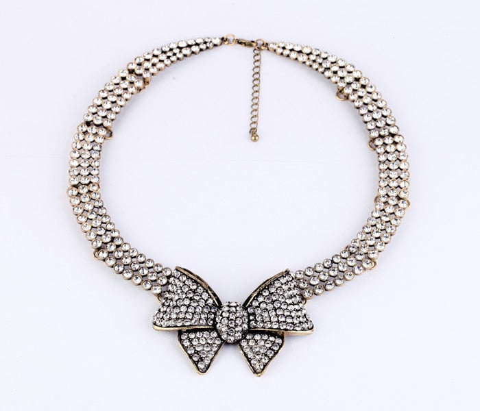 Physick-brief-fashion-accessories-luxury-bow-short-design-necklace-bridal-accessories
