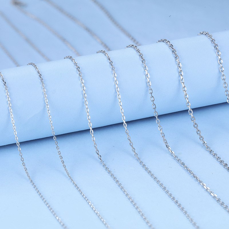 2020-Limited-New-Choker-Necklace-Ketting-L-p-Basic-Chain-100-925-Sterling-Lobster-Clasp-Adjustable