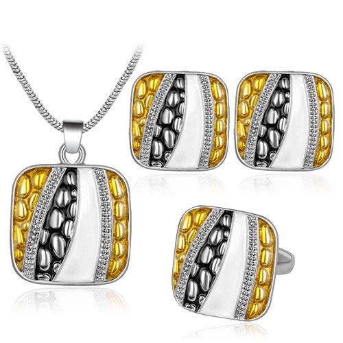 2020 Limited Party Zi Alloy Women Jewelry Sets European And American New Retro Rhinestone Necklace Sets for Women