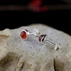 2020 Limited Promotion Multi-tone Anniversary Earings Fashion Jewelry S925 Simple Fashion Agate Ear Nail