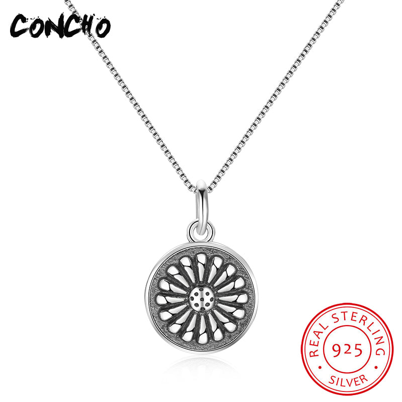 2020-Limited-Rushed-Pendant-Necklaces-Snake-Chain-Plant-Colares-Concho-Jewelry-925-Sterling-Flowers-Necklace-For