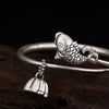 2020 Limited Offer Women Bangle S990 Fine Carp Restoring Ancient Ways Ms Lotus Bracelet Adjustable Wholesale High-grade