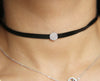 2020-New-Black-Leather-Choker-Necklace-with-Full-Clear-CZ-Round-Bead-Fashion-Chokers-Necklaces-for
