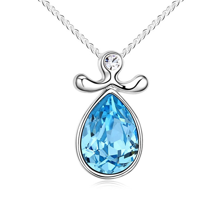 2020 Limited Trendy Women Fine Jewelry New For Constellation Libra Crystal Necklace Crystals from Austria #102248