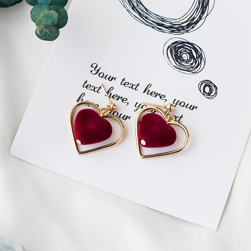 2020 Hot Popular Double Metal Rhombus Dangle Earrings Geometric Matting Shiny Fashion Jewelry Brincos For Women Pendientes