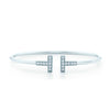 2020 NEW Fashion Design Tiff Zircon 925 Streling Silver Bracelets Women Brand Charm Bangles Cuff Female Fine Jewelry Gift