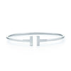 2020 NEW Fashion Design Tiff Zircon 925 Streling Silver Bracelets Women Brand Charm Bangles Cuff Female Fine Jewelry Gift