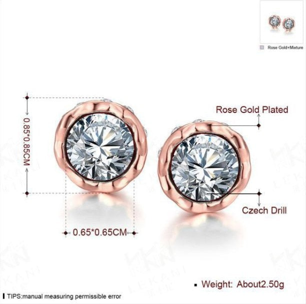 2020 NEW Fashion jewelry 8 Colors heart stud crystal earrings made with Austrian Elements for women brand WOMAN gift