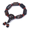 2020 Natural Agate Jade Bracelet Amber Handmade Natural Stone Stretch Elastic Glass Bead Charm Bracelets Women Fashion Jewelry