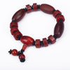 2020 Natural Agate Jade Bracelet Amber Handmade Natural Stone Stretch Elastic Glass Bead Charm Bracelets Women Fashion Jewelry