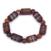 2020 Natural Agate Jade Bracelet Amber Handmade Natural Stone Stretch Elastic Glass Bead Charm Bracelets Women Fashion Jewelry