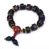 2020 Natural Agate Jade Bracelet Amber Handmade Natural Stone Stretch Elastic Glass Bead Charm Bracelets Women Fashion Jewelry