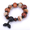 2020 Natural Stone Bracelet Jewelry Transfer Lucky Purple Bracelet Chakra Yoga Beads Healing Crystal Amber Bracelets For Women