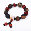2020 Natural Stone Bracelet Jewelry Transfer Lucky Purple Bracelet Chakra Yoga Beads Healing Crystal Amber Bracelets For Women