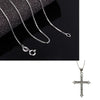 2020 New 925 Sterling Silver Cross Necklaces Pendant Unisex sterling-silver-jewelry Fashion Statement Necklace Women Jewelry