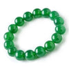 2020 New Agate 12mm Crystal Bracelet Round Shape Natural Stone Bracelet Crystal Women Beads Stretch Bracelet Red Green Gem Beads