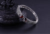 2020 New Arrival Exotic Hot Style 925 Sterling Carve Patterns Or Designs On Woodwork With Pomegranate Barren Woman Bracelet