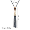 2021  Female Pendant Necklace Tassel Long Winter Sweater Chain Necklace Women Necklaces  Sales
