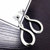 2020 New Arrival Metal 8 Shape Earring Women Round Circle Drop Earrings for Women Girls Unique Party Jewelry Gift 2E056