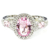 2020 New Arrival Pink Kunzite Woman's Wedding 925 Silver Ring 21x12mm