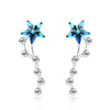 2020 New Arrival Shiny CZ Zircon Star 925 Sterling Silver Ladies Women Drop Earrings Female Fine Jewelry